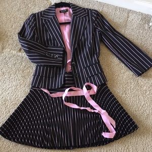 Bebe pink striped Jacket
